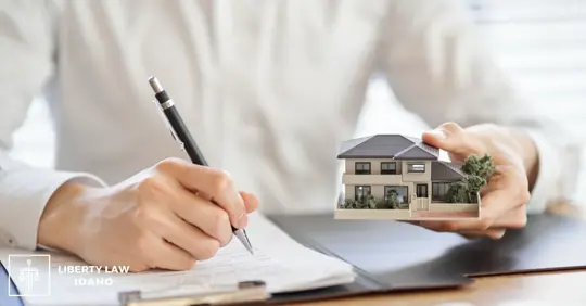 Asian businessman making a real estate contract